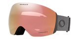 Oakley Flight Deck L Snow Skibrille - Matte Forged Iron - Prizm Rose Gold Iridium
