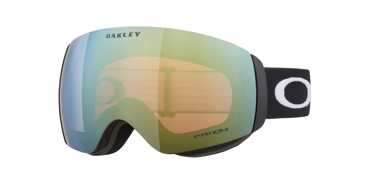Oakley Flight Deck M Snow Skibrille - Matte Black - Prizm Saga Gold Iridium
