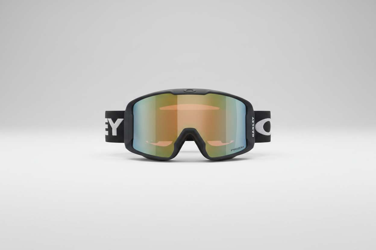 Oakley Line Miner L Snow Skibrille - Matte Blacke - Prizm Sage Gold