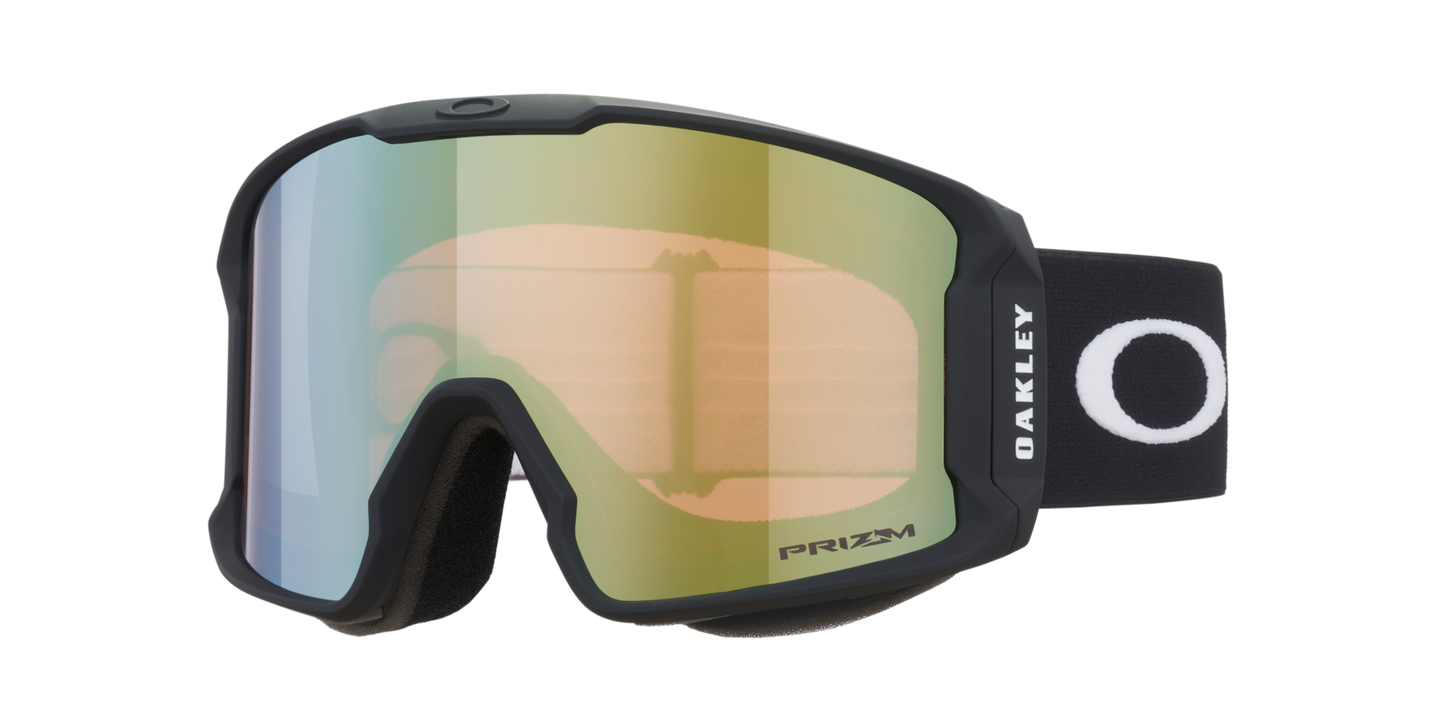 Oakley Line Miner L Snow Skibrille - Matte Blacke - Prizm Sage Gold