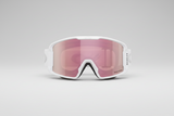 Oakley Line Miner M Snow Skibrille - Matte White - Prizm Rose Gold Iridium