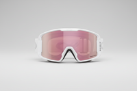 Oakley Line Miner M Snow Skibrille - Matte White - Prizm Rose Gold Iridium