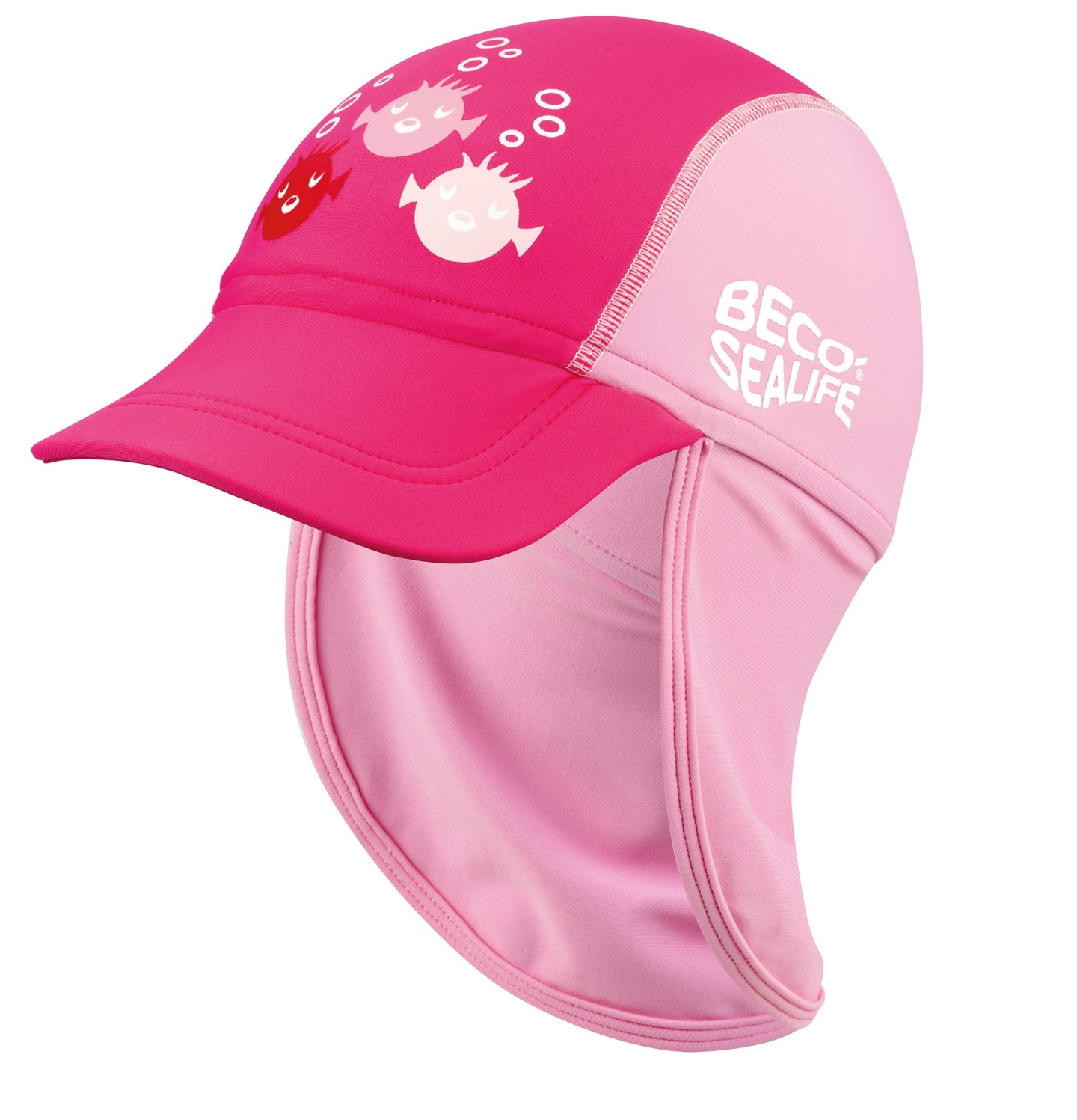 Beco Sealife Sonnehut mit Nackenschutz - Pink
