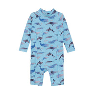 Color Kids- Schwimm Babyanzug L/S AOP