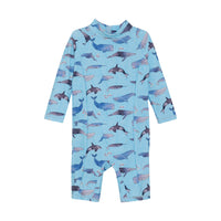 Color Kids- Schwimm Babyanzug L/S AOP