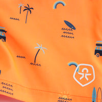 Color Kids-Badeshorts AOP - Orange Pop