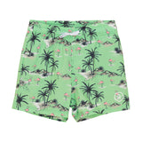Color Kids-Badeshorts AOP - Green Ash