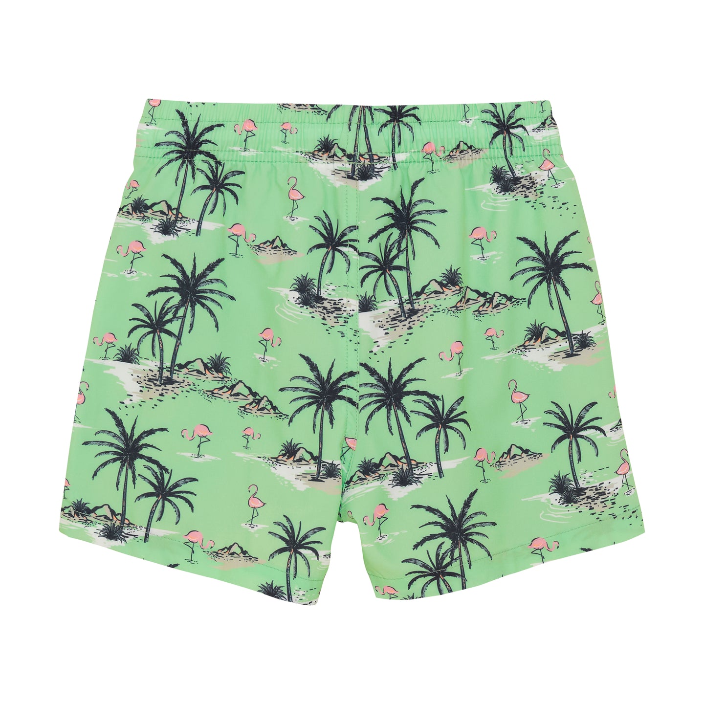 Color Kids-Badeshorts AOP - Green Ash