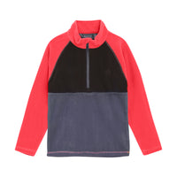 Color Kids Fleece Pulli - Colorblock