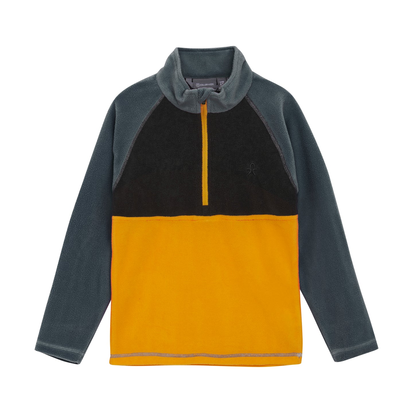 Color Kids Fleece Pulli - Colorblock