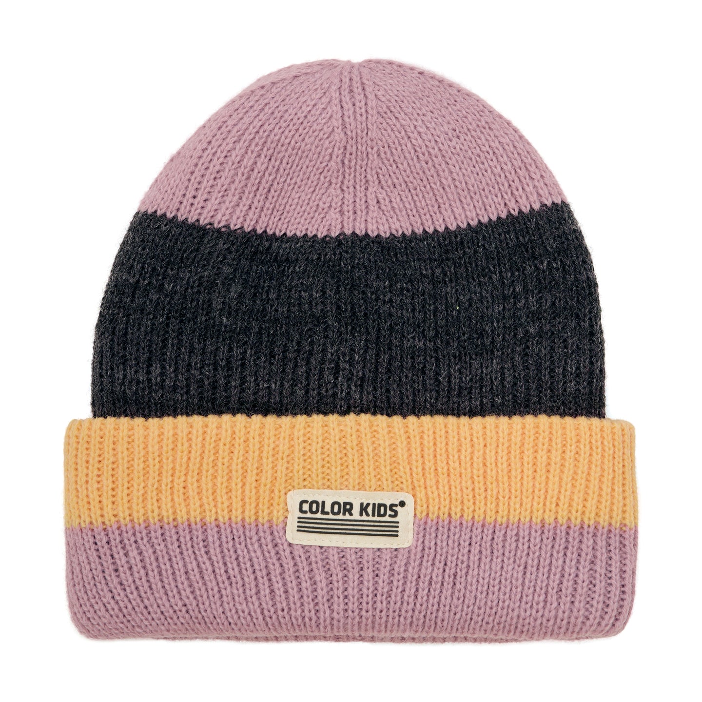 Color Kids Beanie W. Wool & Contrast