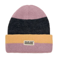 Color Kids Beanie W. Wool & Contrast
