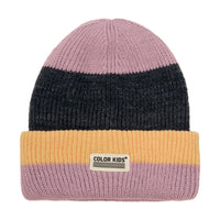 Color Kids Beanie W. Wool & Contrast