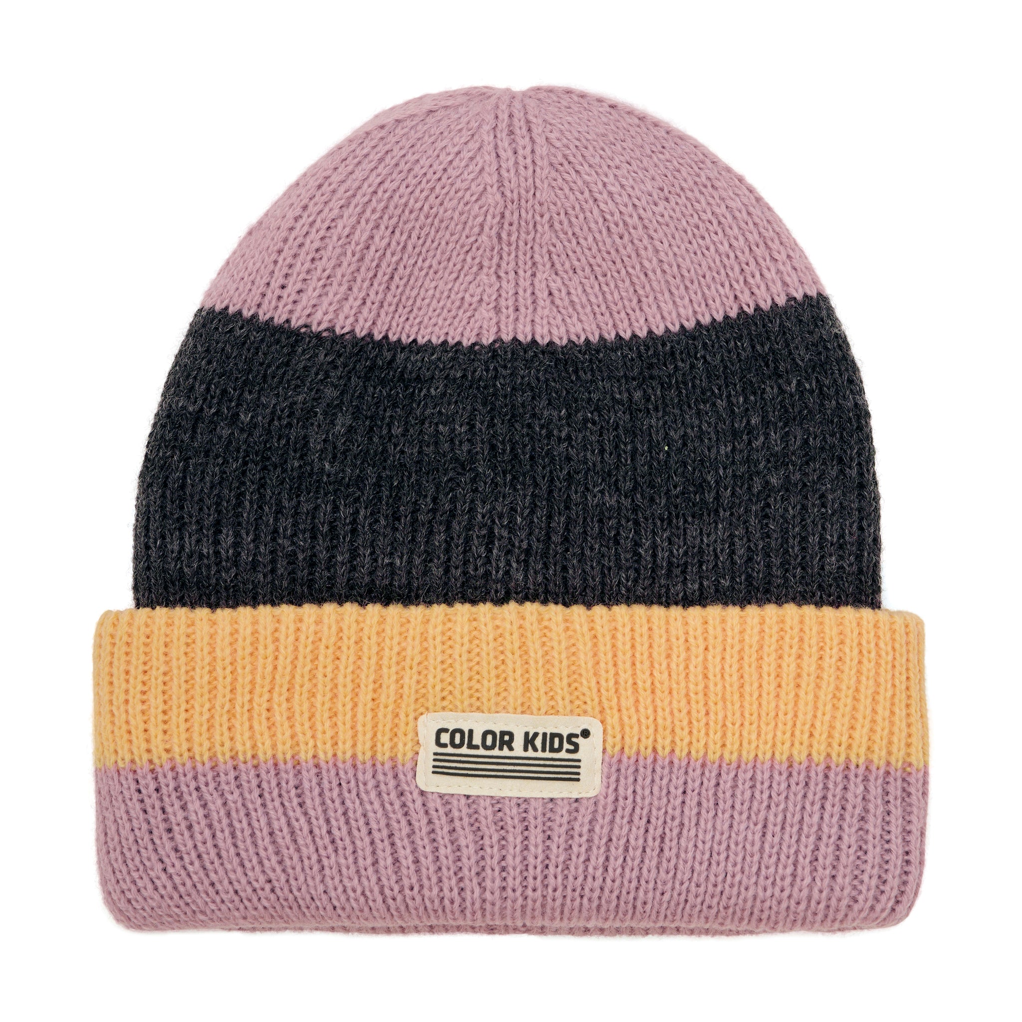 Color Kids Beanie W. Wool & Contrast