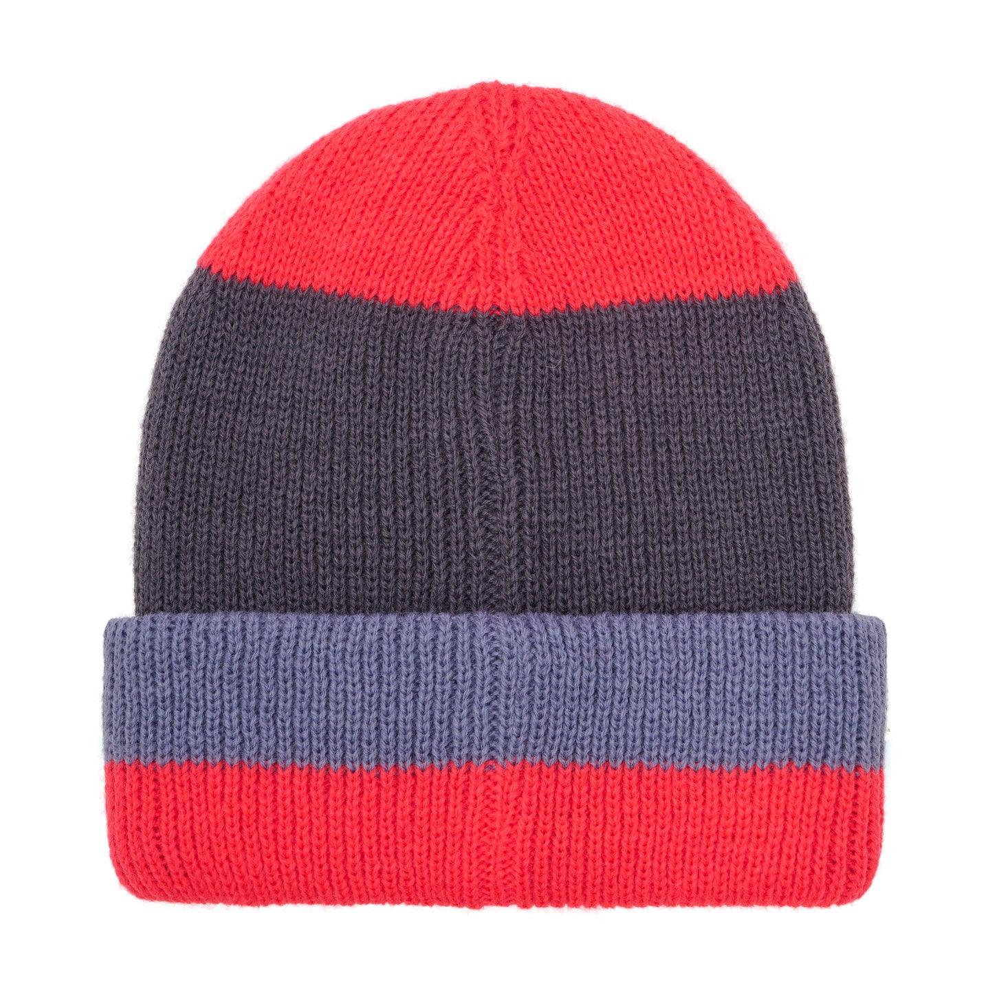 Color Kids Beanie W. Wool & Contrast - Diva Pink