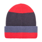 Color Kids Beanie With Wool & Contrast - Diva Pink
