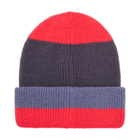Color Kids Beanie With Wool & Contrast - Diva Pink
