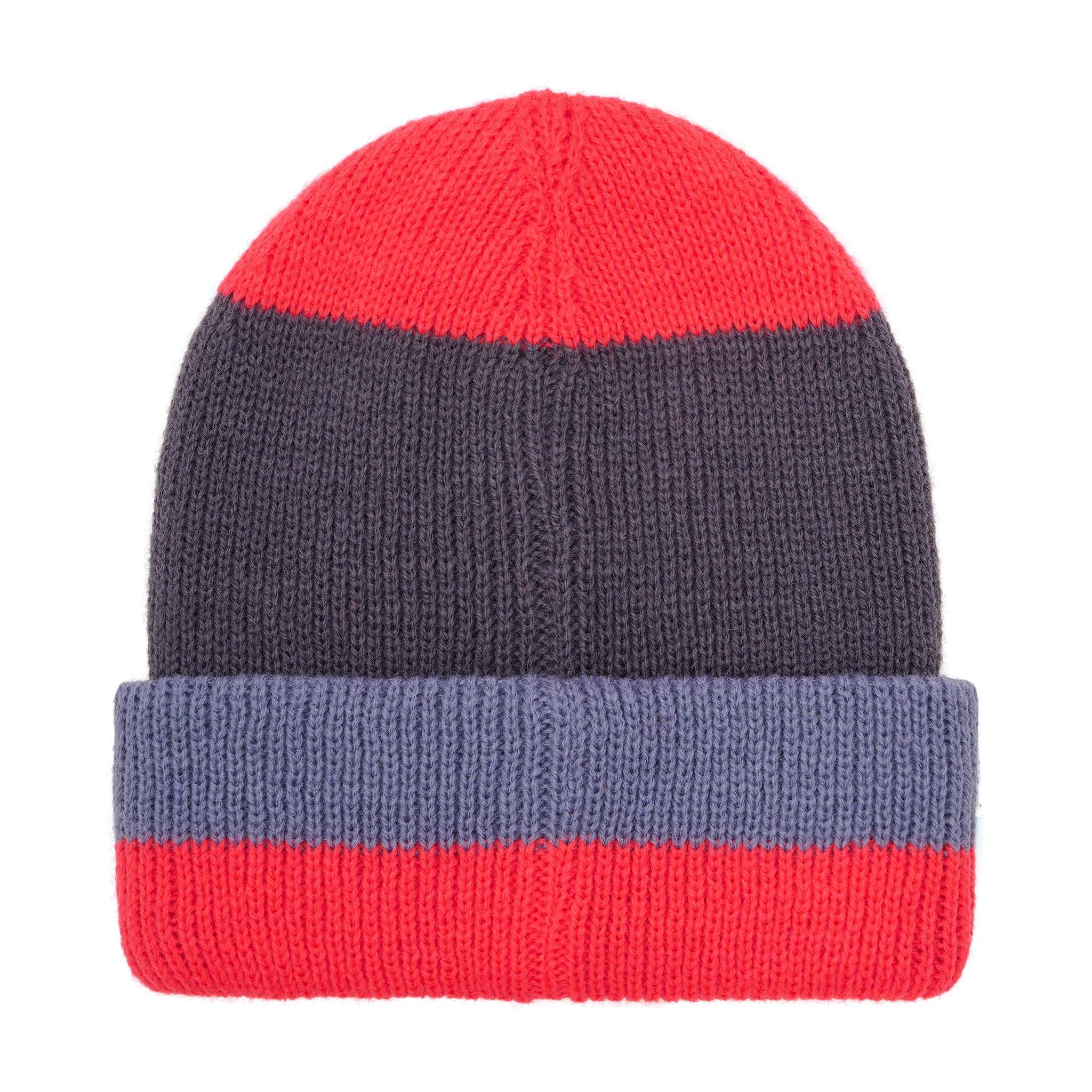 Color Kids Beanie With Wool & Contrast - Diva Pink