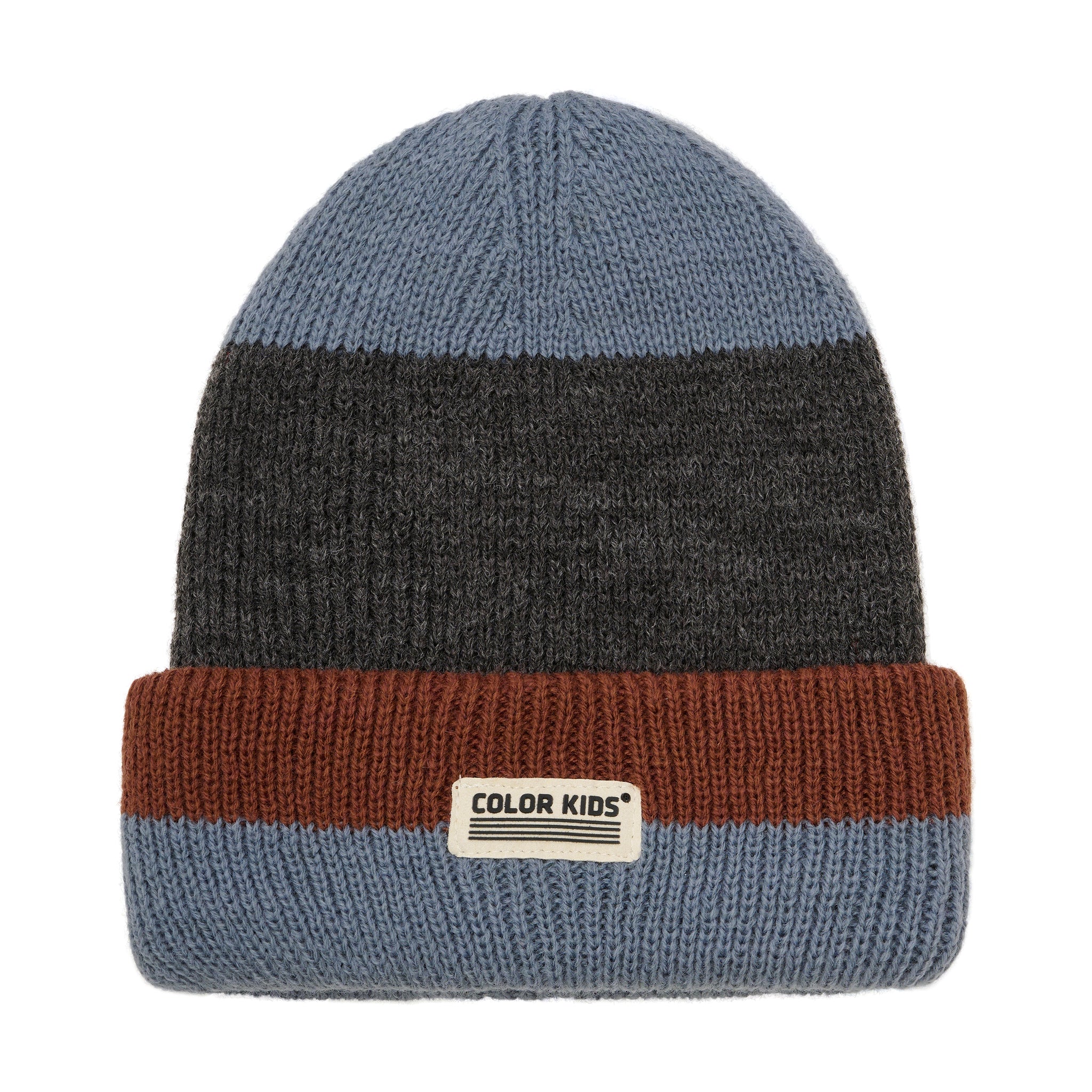 Color Kids Beanie W. Wool & Contrast