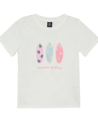Color Kids T-shirt W. Print S/S
