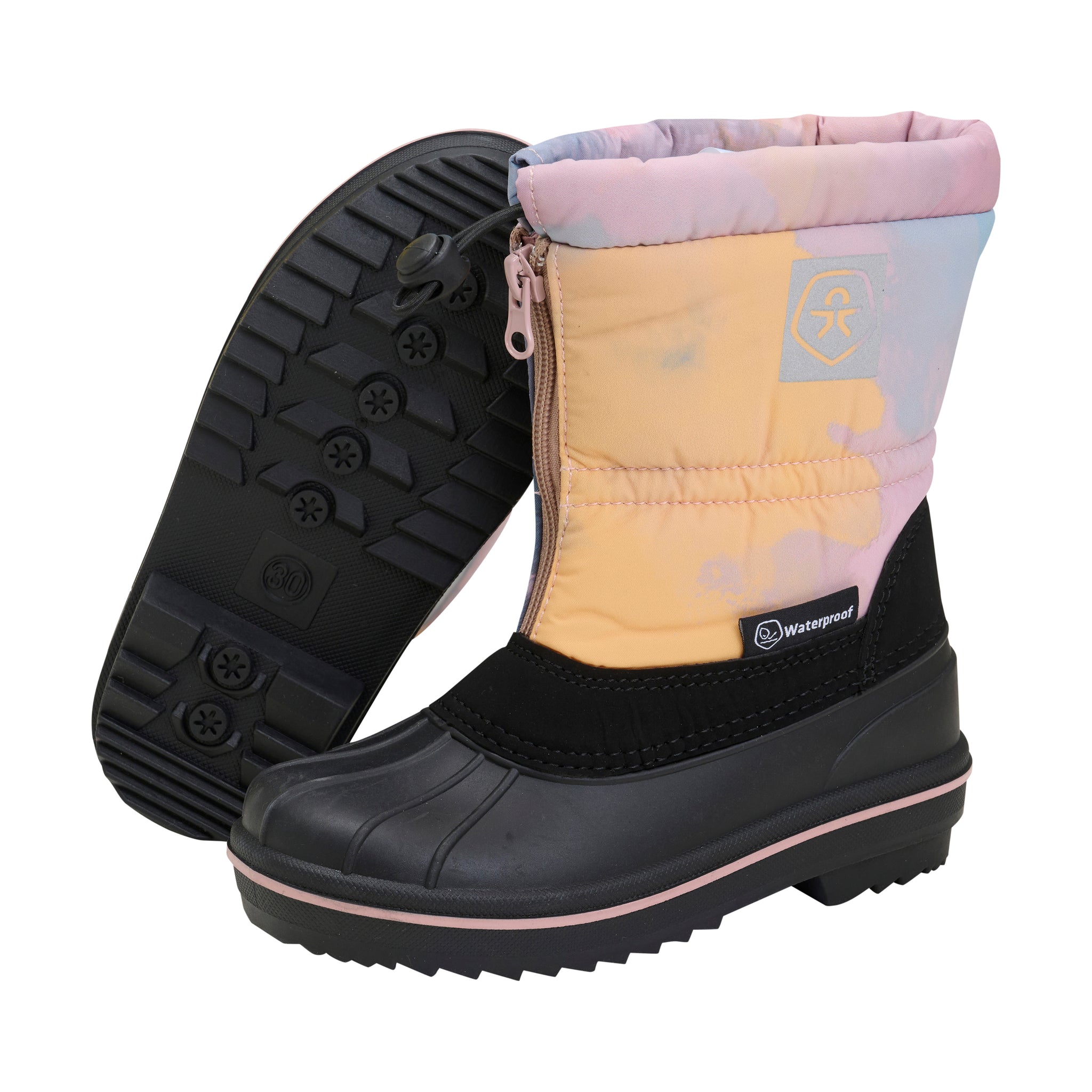Color Kids Winterschuhe W. Zip Wool & WP AOP