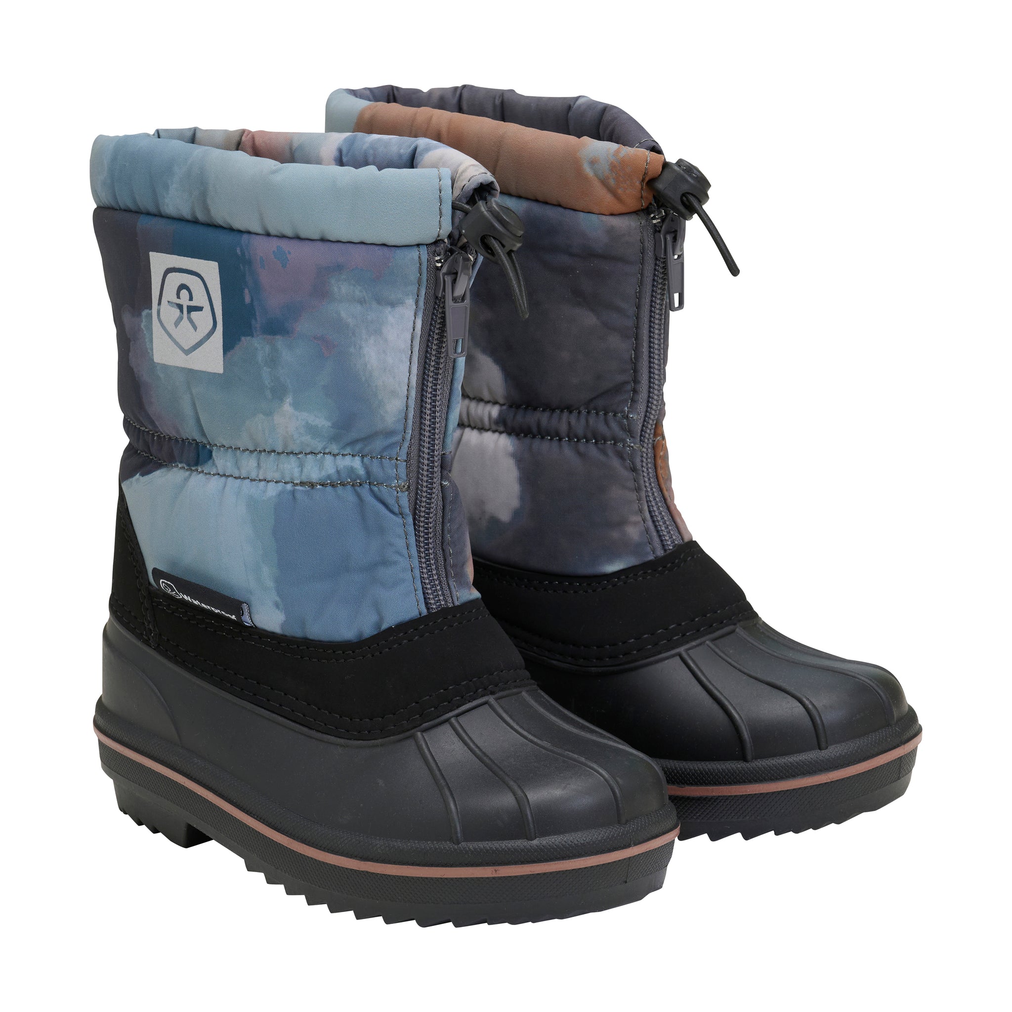 Color Kids Winterschuhe W. Zip Wool & WP AOP