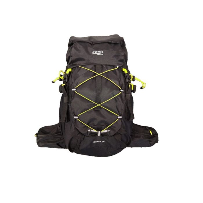 EPM Rucksack Preber 18L, schwarz/neon gelb