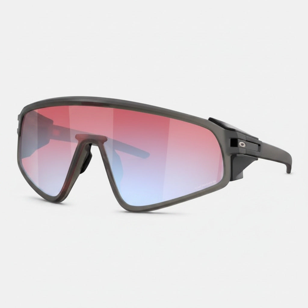 Oakley Latch Panel - Matte Grey Smoke - Prizm Snow Sapphire