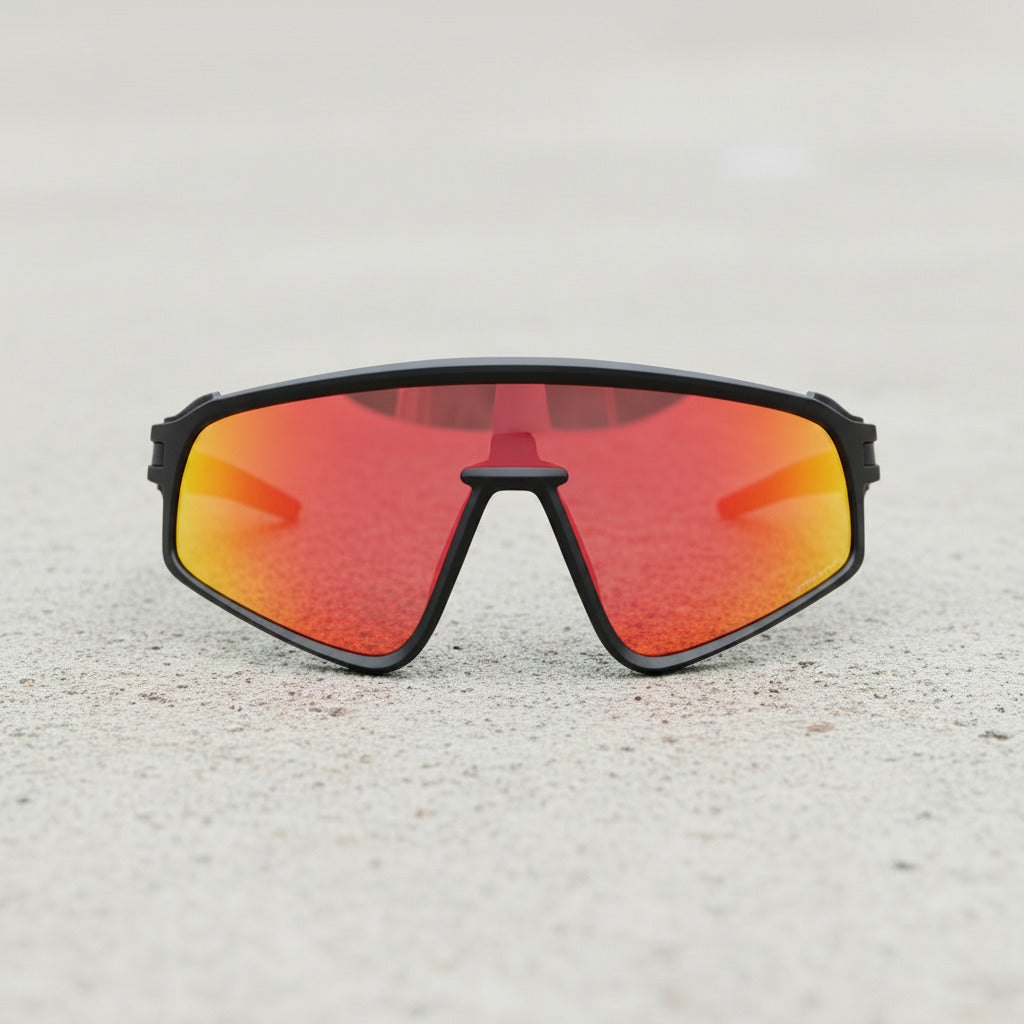 Oakley Latch Panel - Matte Black - Prizm Ruby