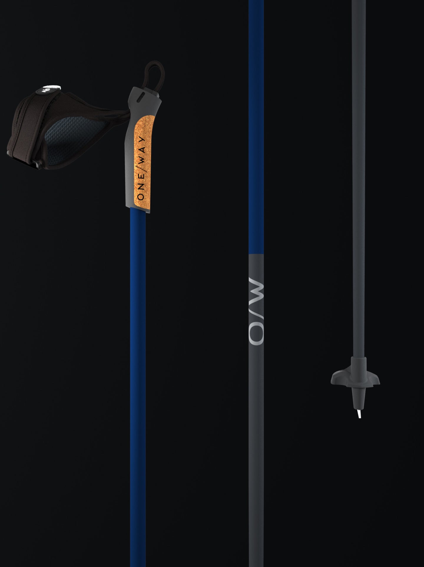 ONE/WAY Diamond 2 Cross-Country Ski Poles