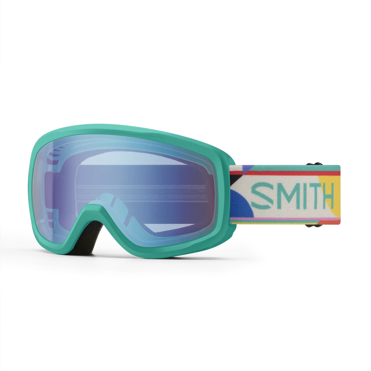 Smith Snowday - JR Skibrille - Jade Formations/Blue Sensor Mirror Jade Formations