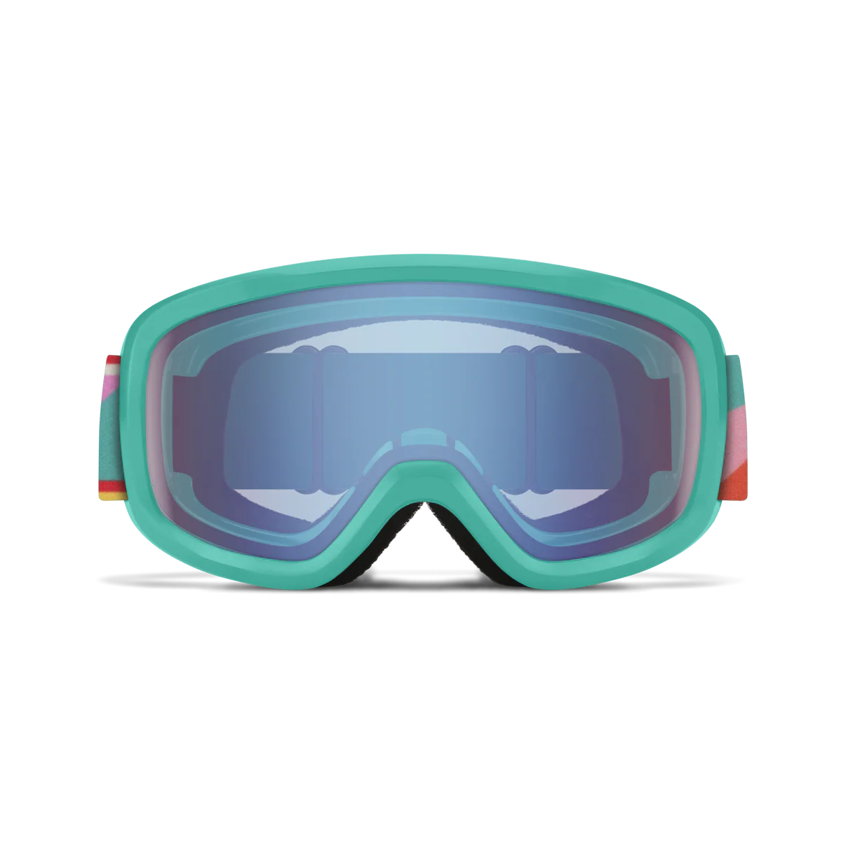 Smith Snowday - JR Skibrille - Jade Formations/Blue Sensor Mirror Jade Formations