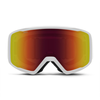 Smith Tribute Skibrille - White/Red Sol-X Mirror Black